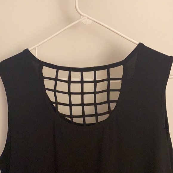 Cato Black patterned back top - Picture 2 of 3